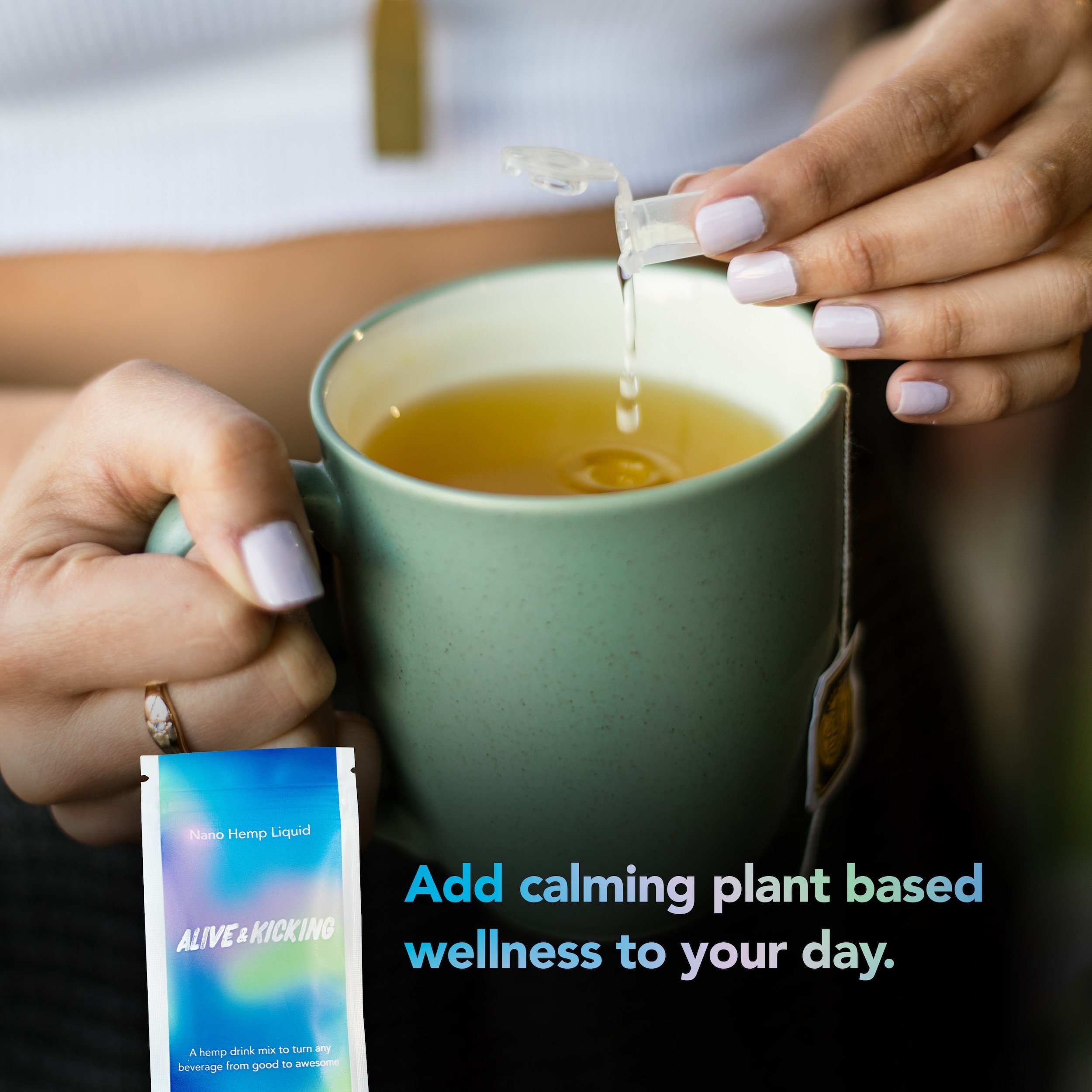 Add calm lifestyle shot