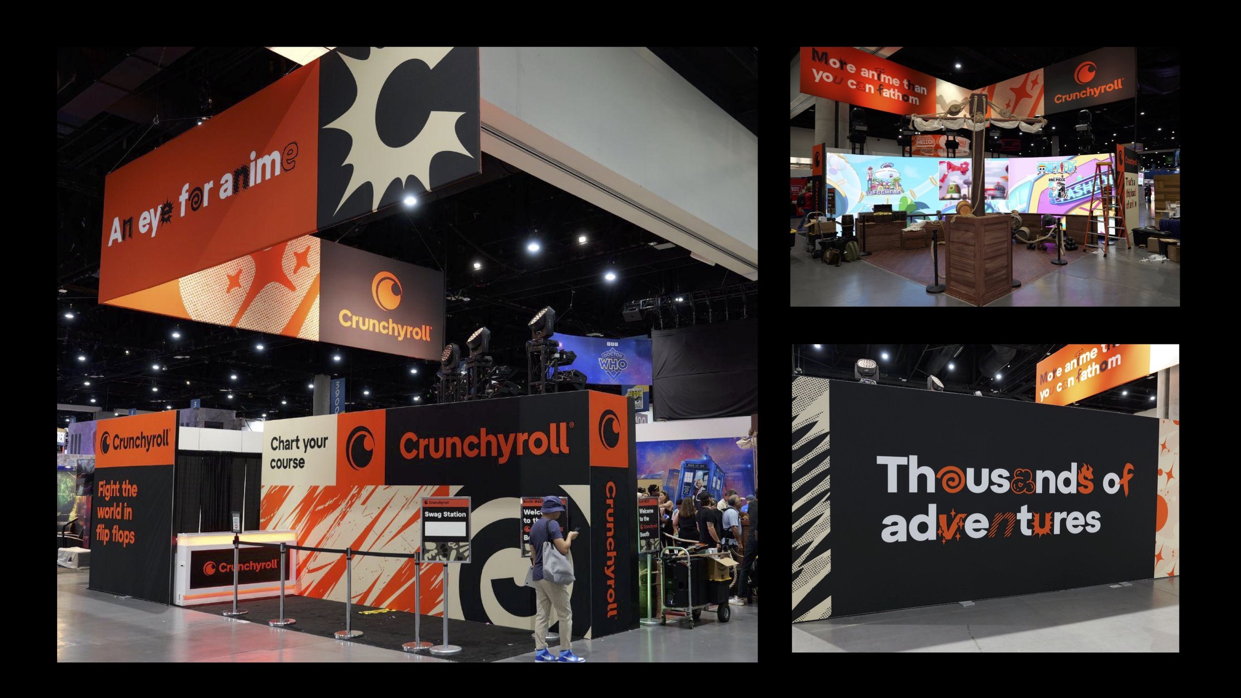 SDCC convention booth