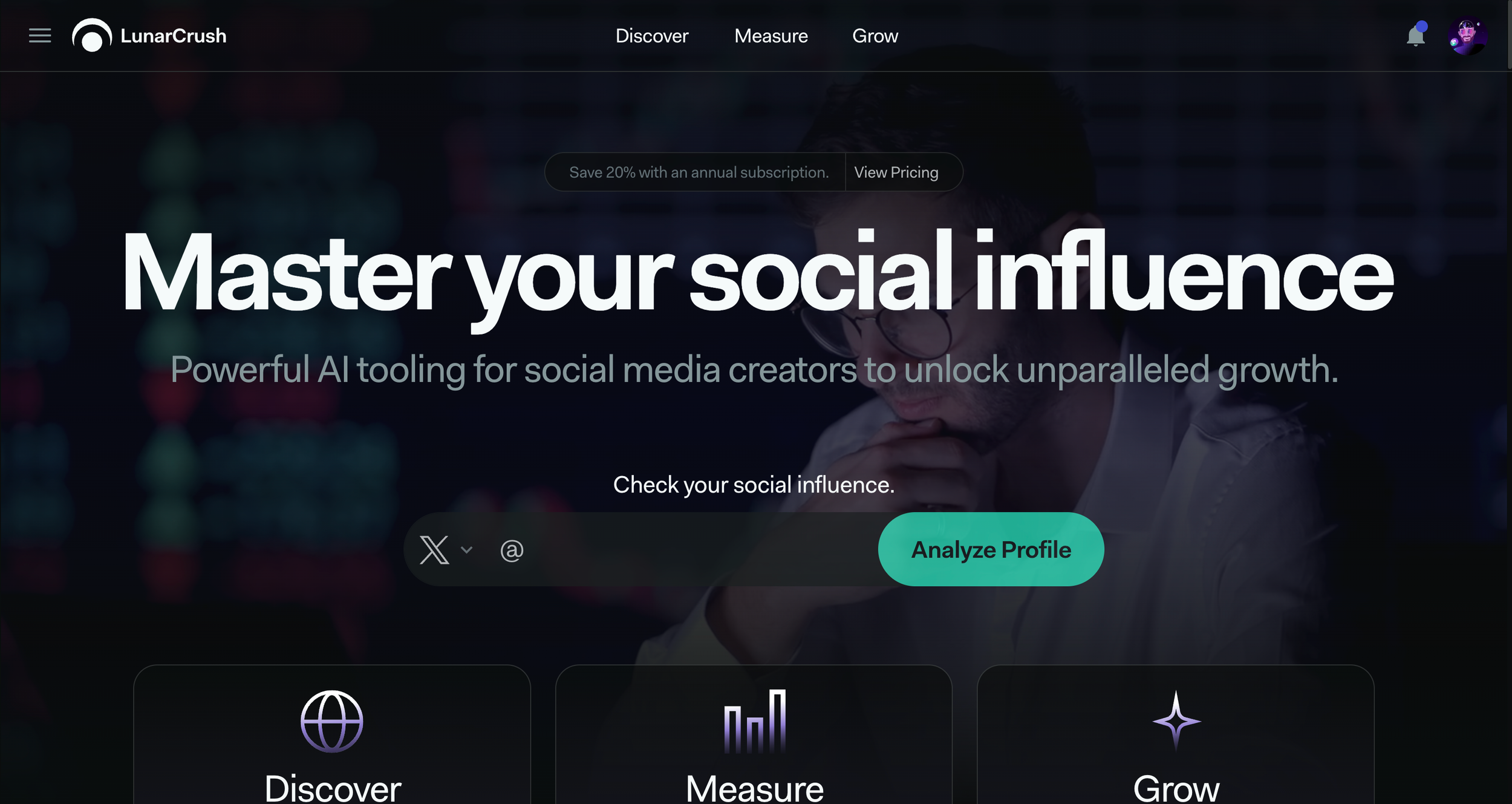 New homepage