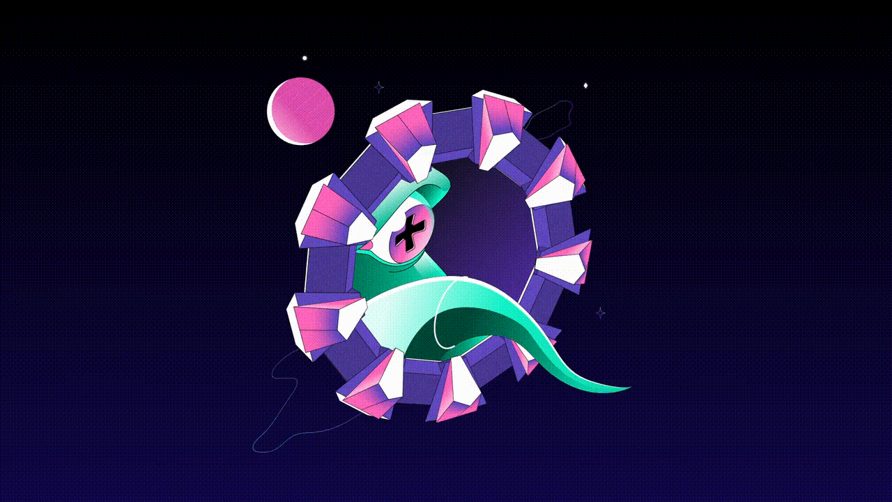 Old LunarCrush logo animation
